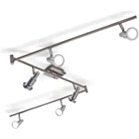 B.K.Licht Lámpara de techo LED con focos giratorios incl. 6 x 5W LED bombillas- Luz blanco cálido 3000K 230V- IP20…